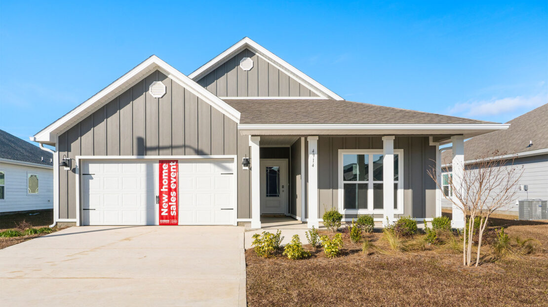 The Delray Exterior floorplan