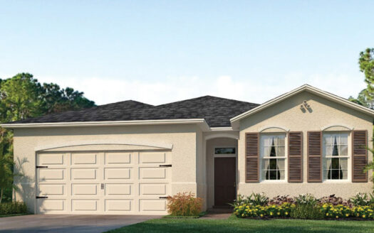 Delray Exterior floorplan