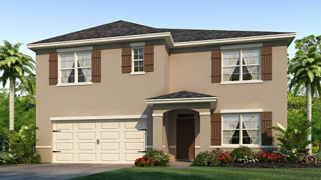 Hayden Exterior floorplan