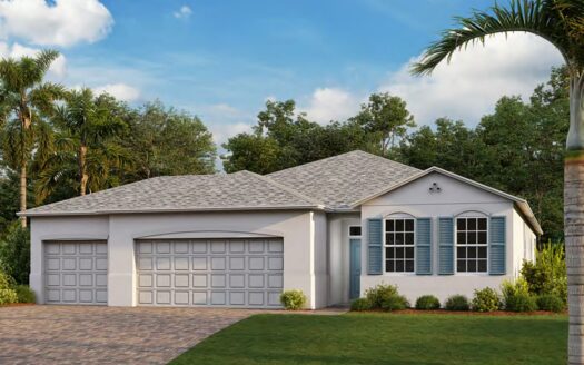 Delray Exterior floorplan