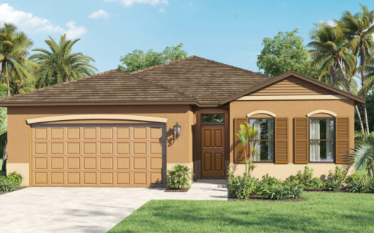 Delray Exterior floorplan