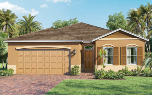 Delray Exterior floorplan