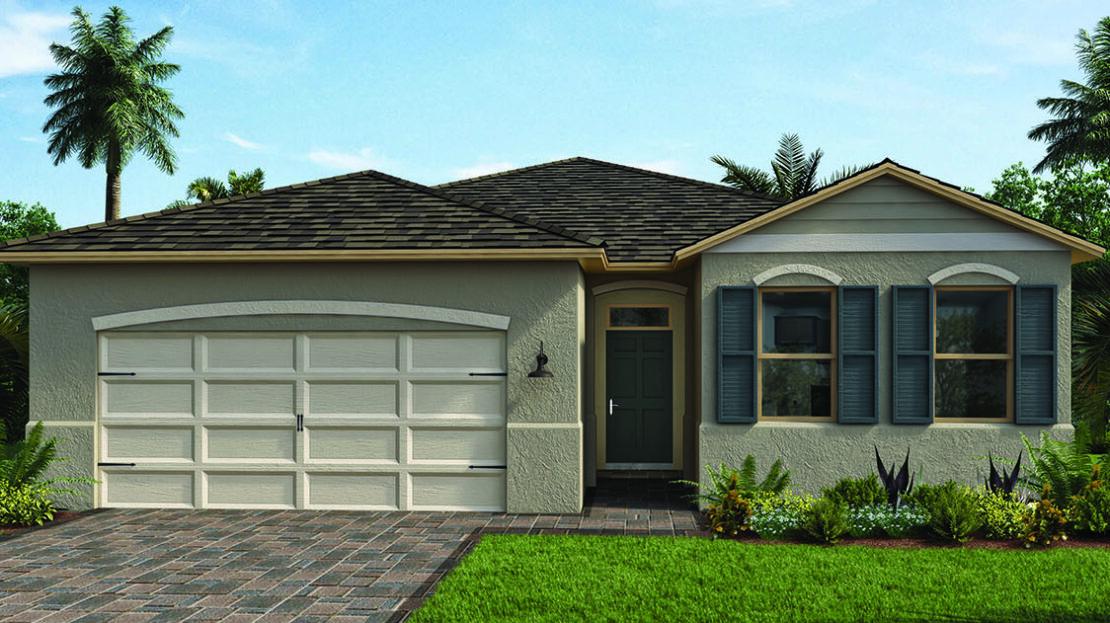 Delray Exterior floorplan