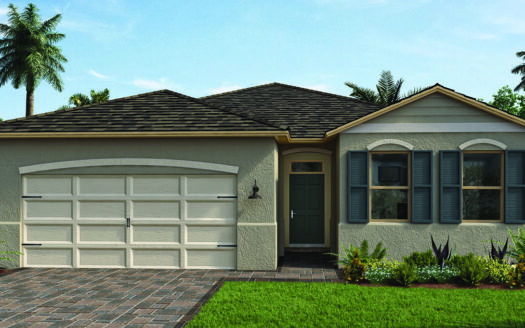 Delray Exterior floorplan