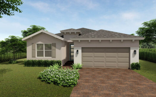 Delray Exterior floorplan