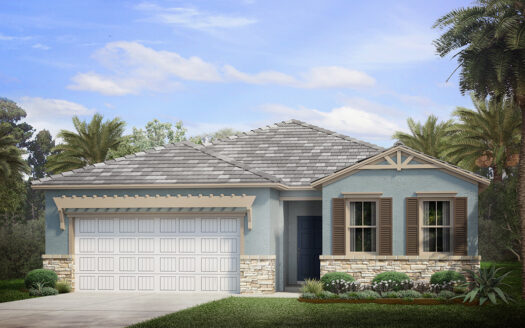 Delray Exterior floorplan