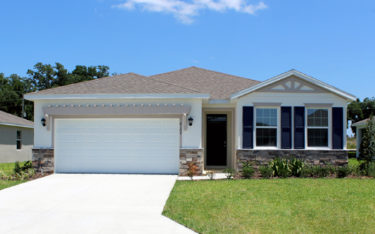 Delray Exterior floorplan