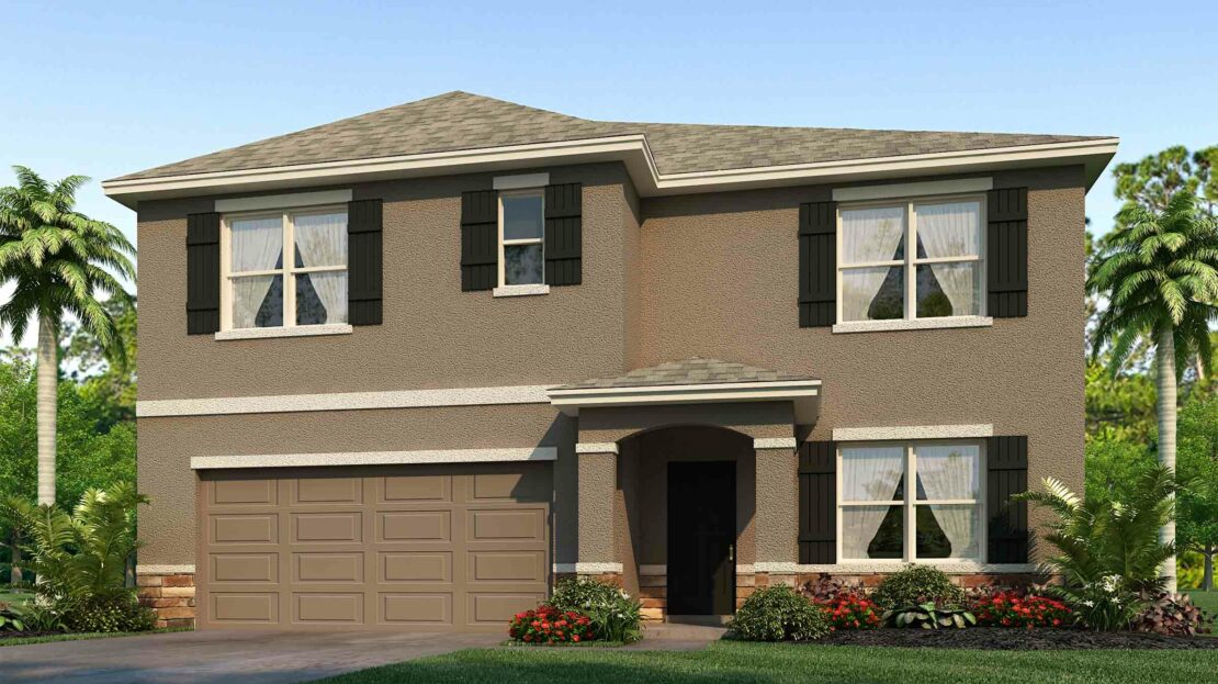 Hayden Exterior floorplan