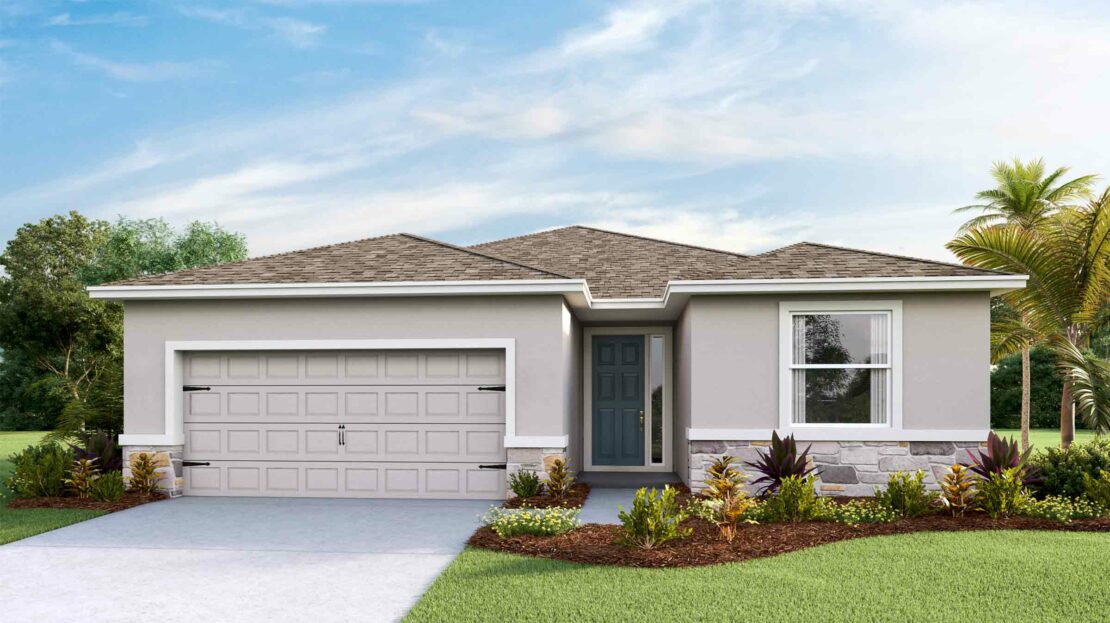 Lantana Exterior floorplan