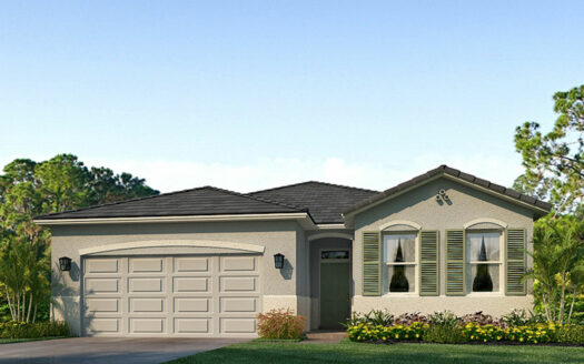 Delray Exterior floorplan