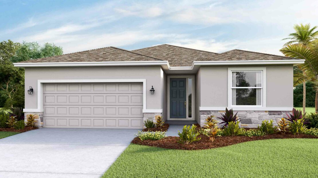 Lantana Exterior floorplan