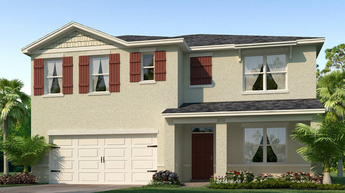 Hayden Exterior floorplan