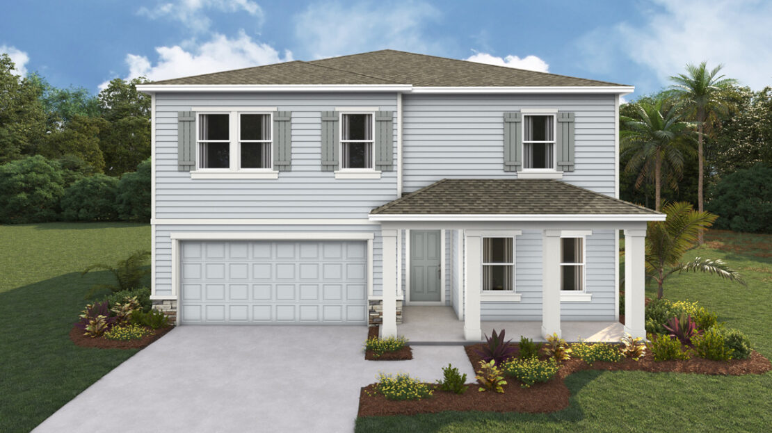 Hemingway Exterior floorplan