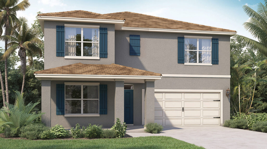 Parker Exterior floorplan