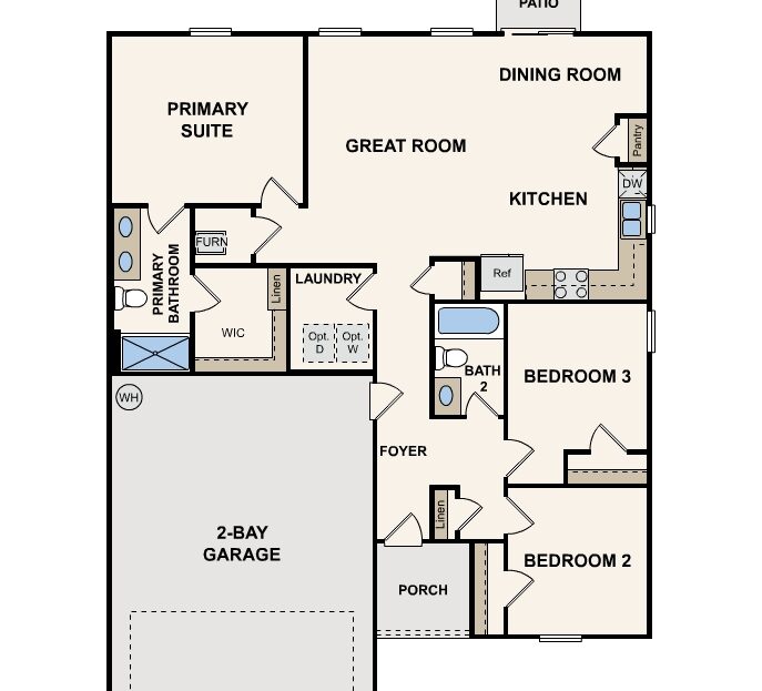 Abernathy Single Family floorplan