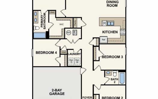 Cabot Single Family floorplan