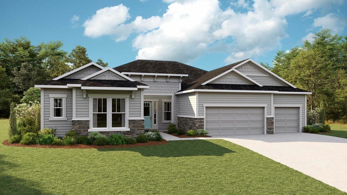 Iris Exterior floorplan RiverTown - Arbors West