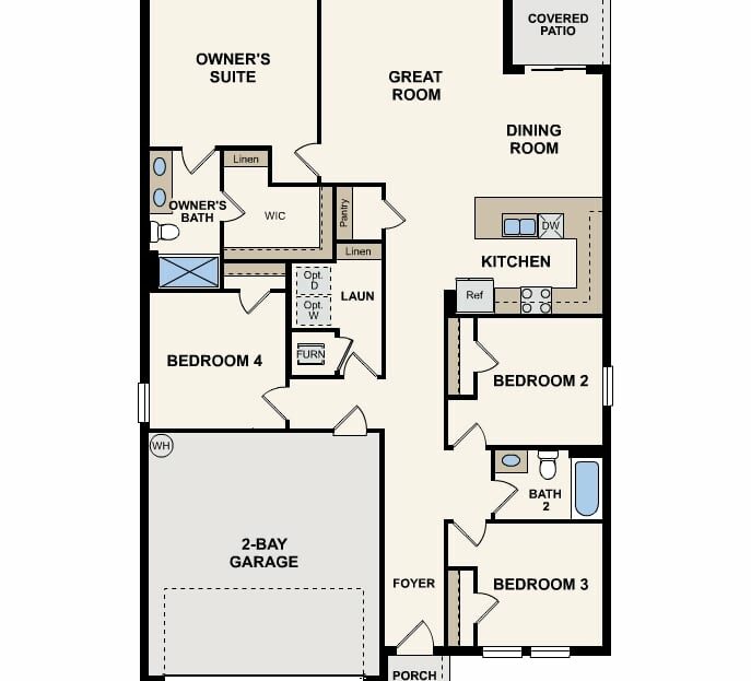 Quail Ridge Single Family floorplan