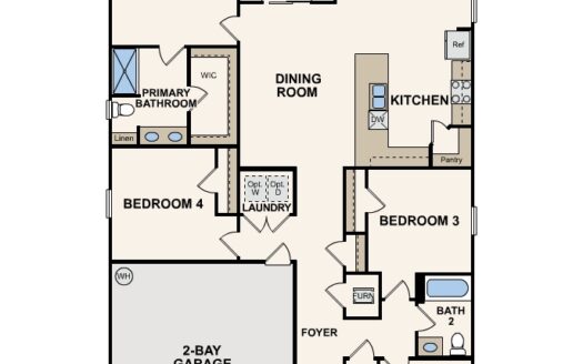 Roanoke Single Family floorplan