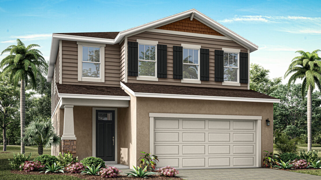 Blue Spring Single Family floorplan Asbury at Chapel Crossings