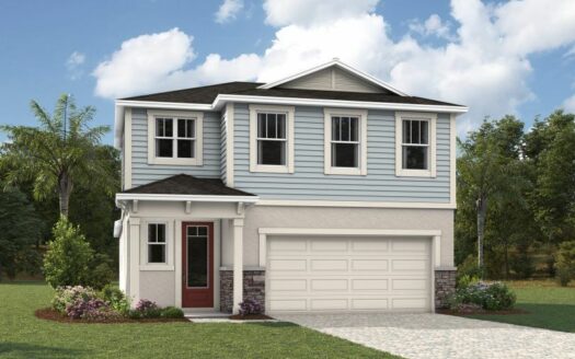 Brookstone Exterior floorplan Pendleton at Chapel Crossings