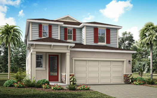 Woodruff Exterior floorplan Asbury at Chapel Crossings