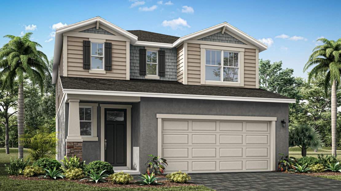 Woodruff Single Family floorplan Asbury at Chapel Crossings