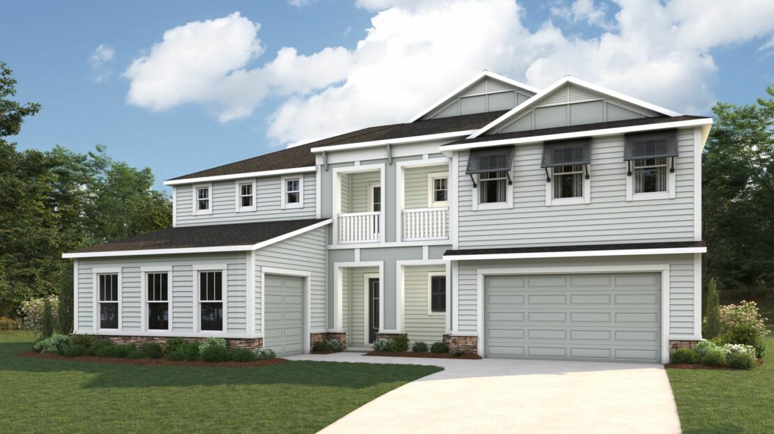 Jade Exterior floorplan RiverTown - Springs