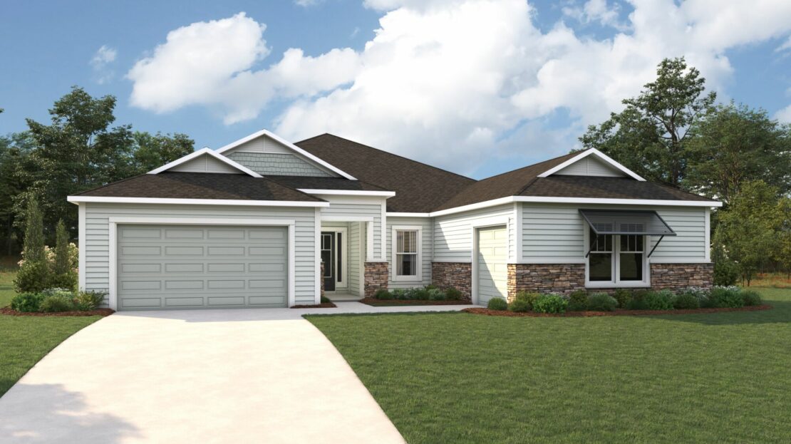 Onyx Exterior floorplan RiverTown - Settlement