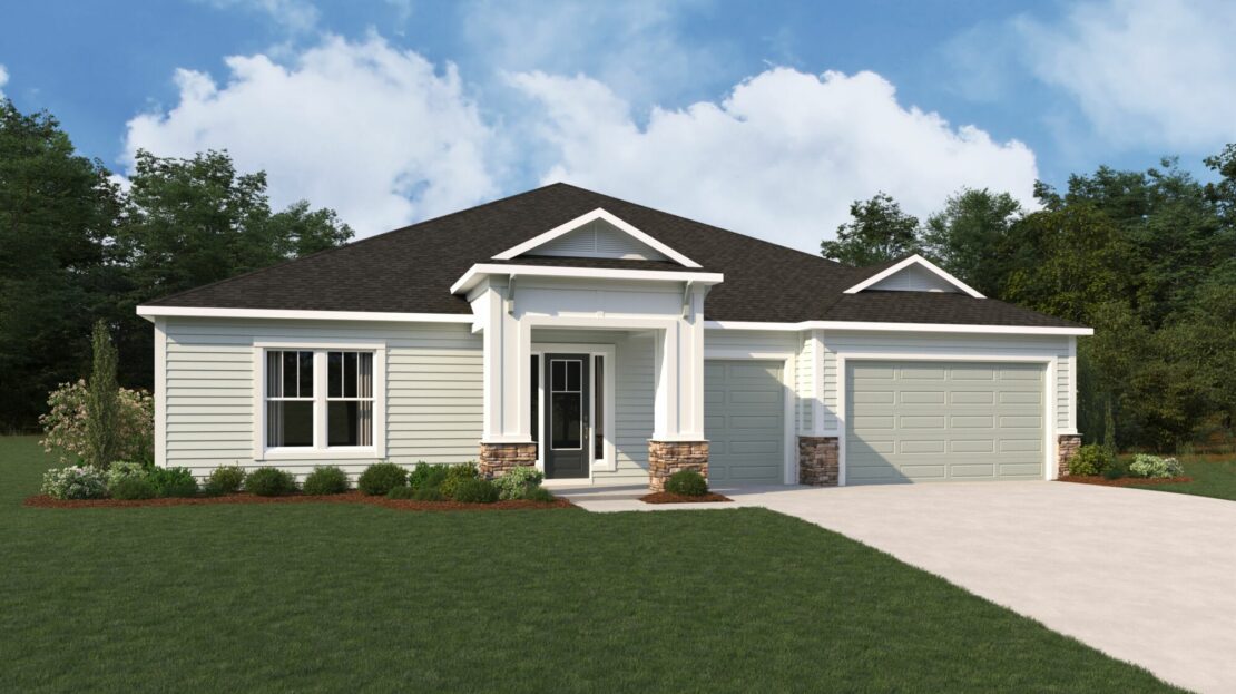 Opal Exterior floorplan RiverTown - Settlement