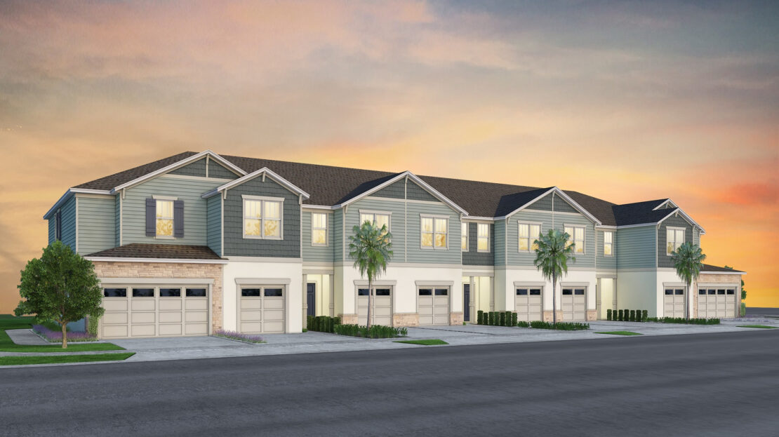 Springdale II Model at Oviedo Square townhome