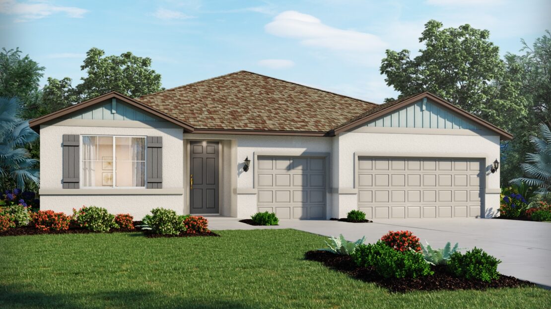 Oakhurst single-family floorplan