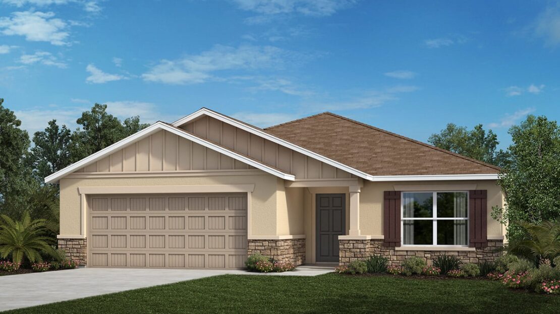 Plan 2333 Modeled Model at Creekside at Rutland Ranch