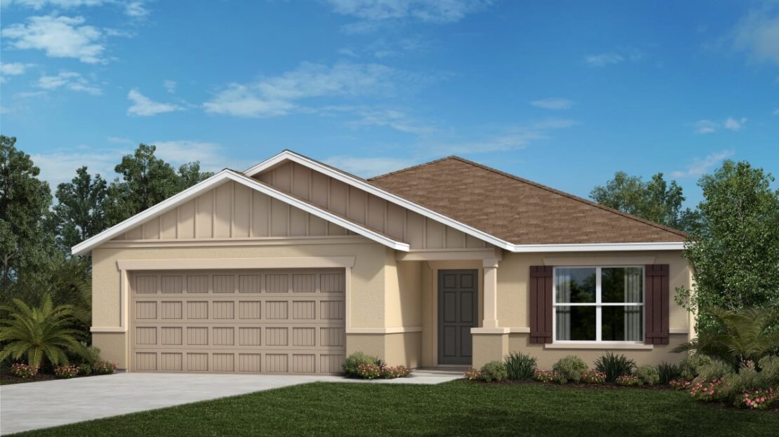 Plan 2333 Modeled Model at Creekside at Rutland Ranch New Construction