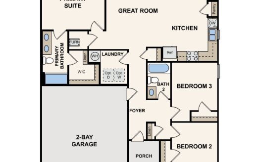 Abernathy Single Family floorplan