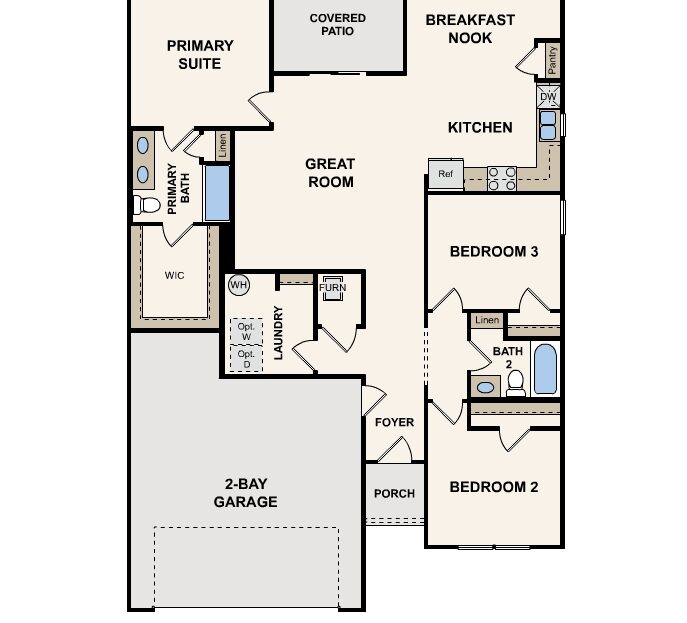 Beaumont Single Family floorplan