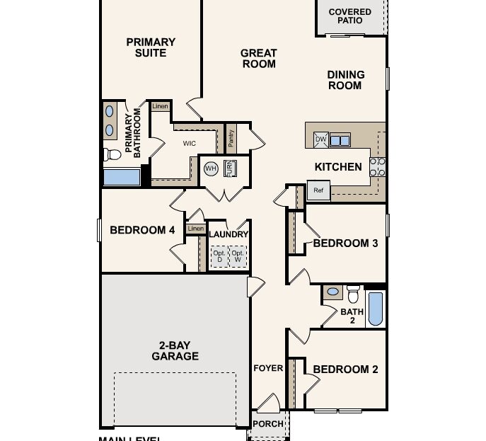 Cabot Single Family floorplan