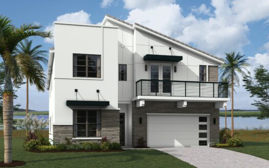 Cezanne Exterior floorplan Celebration - Island Village