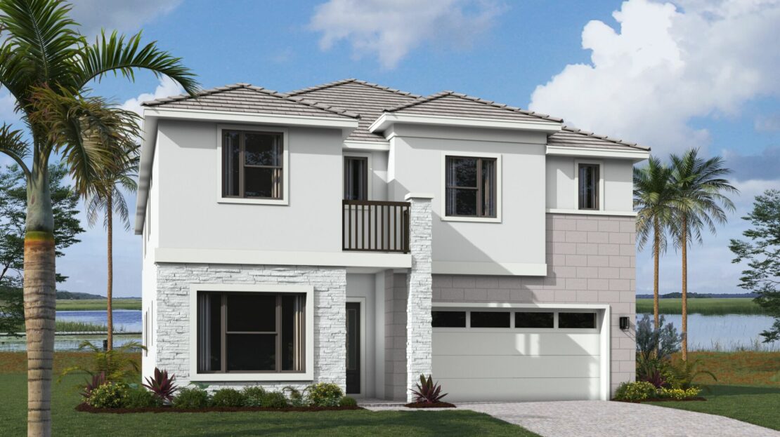 Cezanne Single Family floorplan Celebration - Island Village