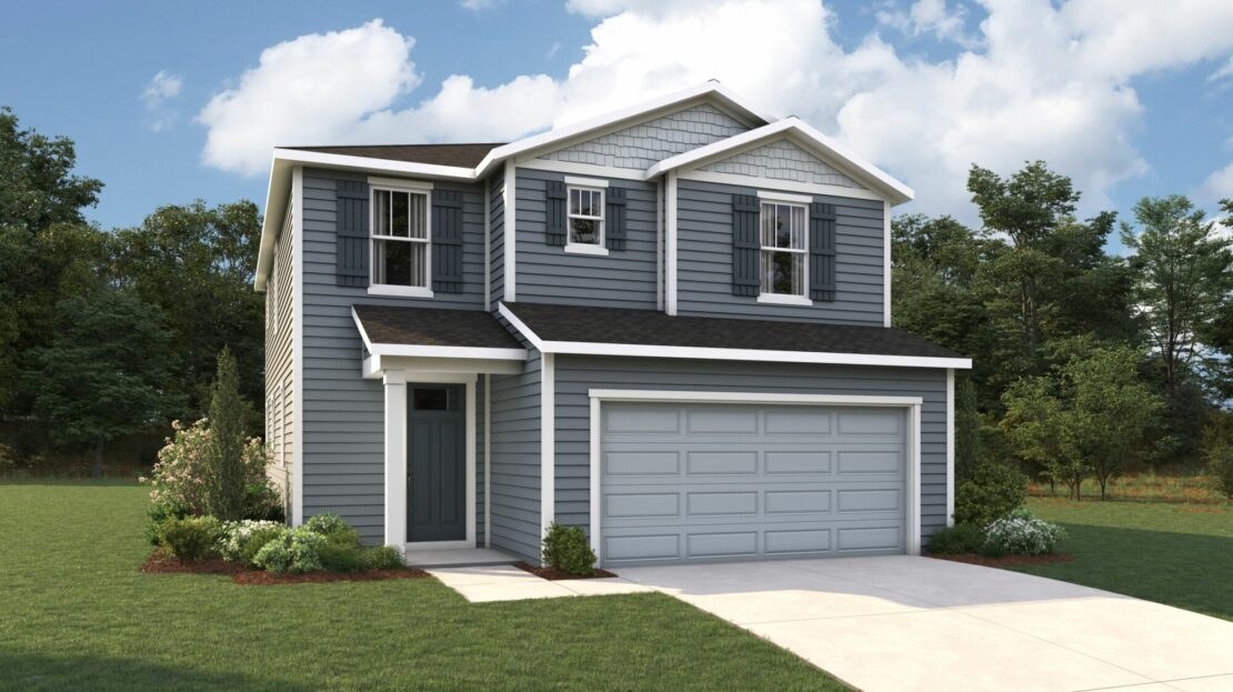 Riley Exterior floorplan Sandridge Hills