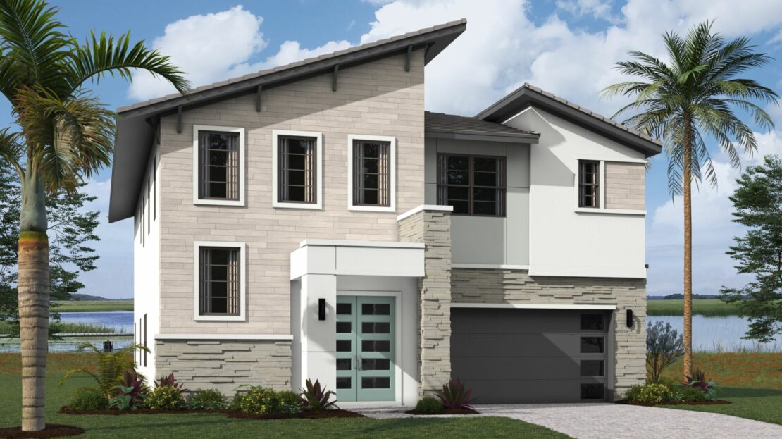 Kahlo Exterior floorplan Celebration - Island Village