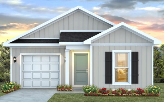 The Delilah Exterior floorplan