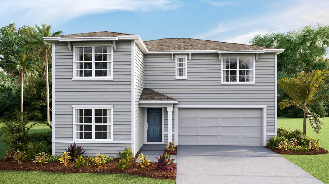 Ensley Exterior floorplan