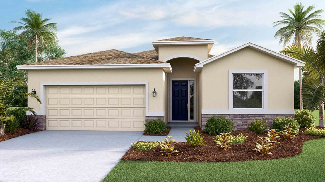 Lantana Exterior floorplan