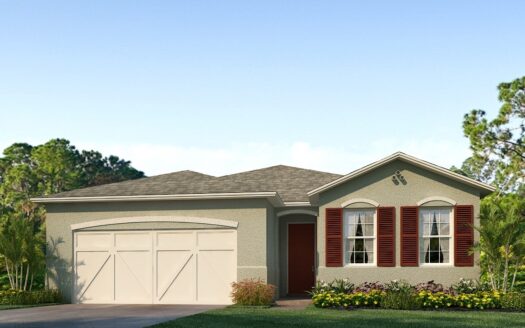 Delray Exterior floorplan