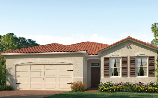 Delray Exterior floorplan