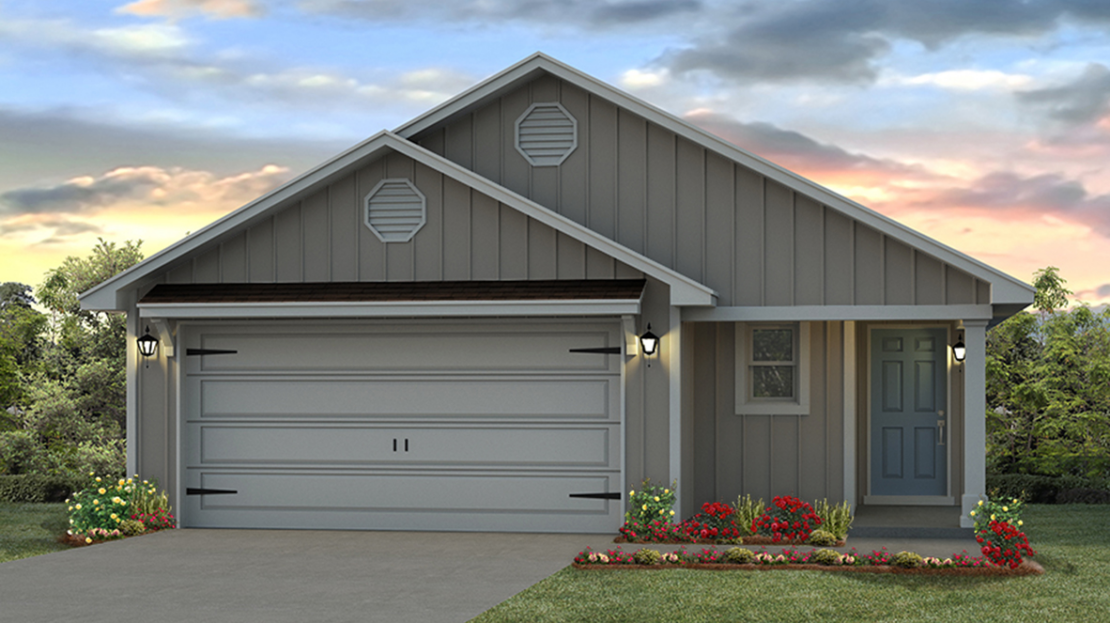 The Jemison Exterior floorplan