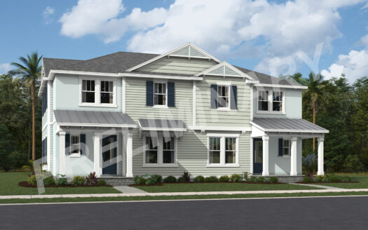 Paris Exterior floorplan Newfield - Rosette Park Townhomes and Villas