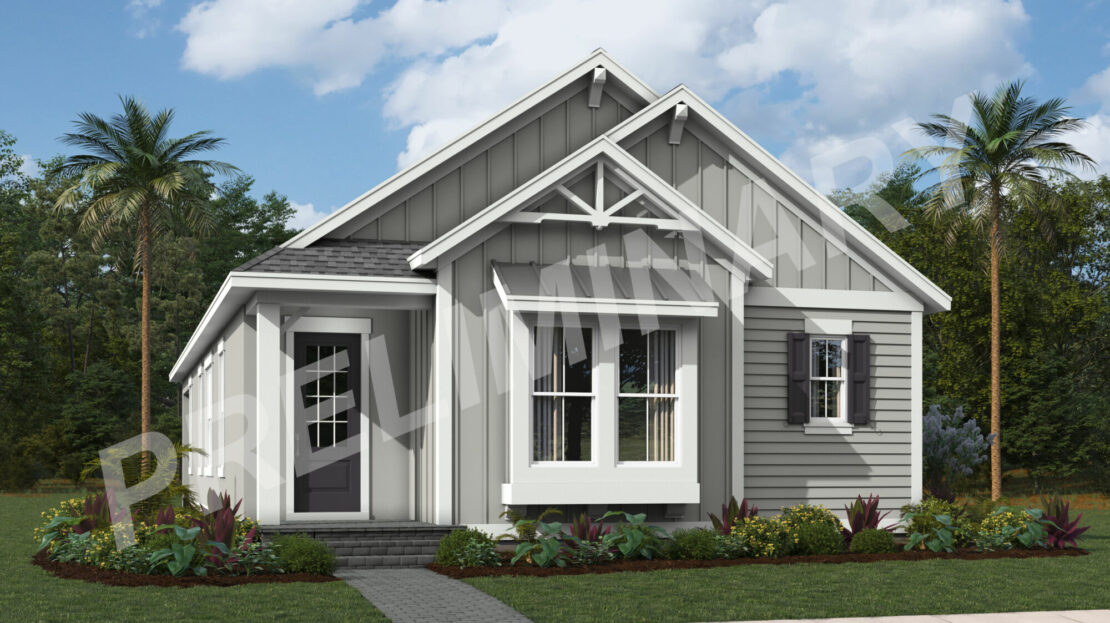 Monarch Exterior floorplan Newfield - Rosette Park