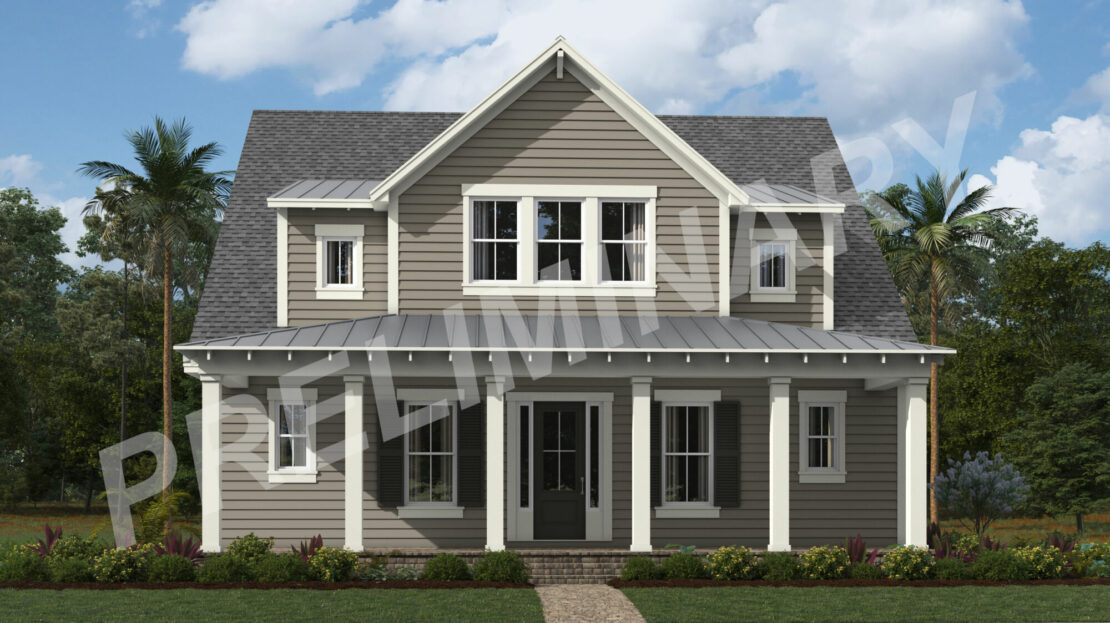 Zinnia Exterior floorplan Newfield - Rosette Park